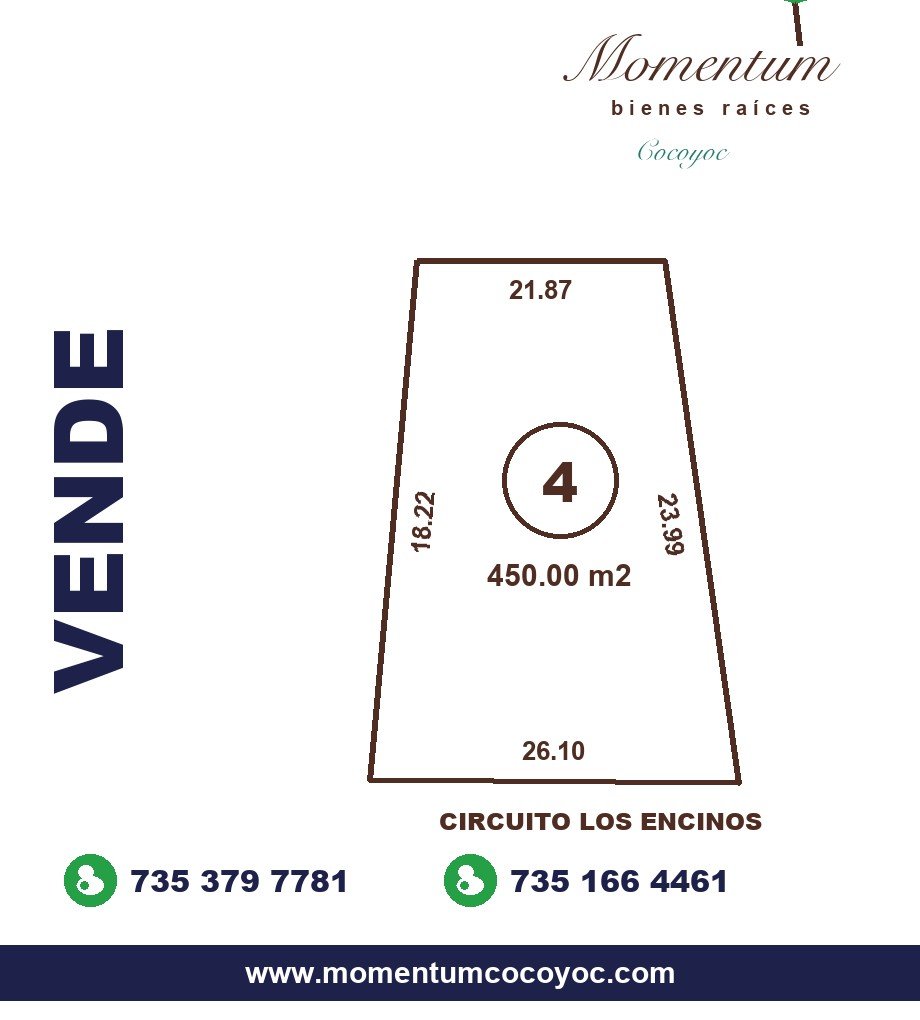 Terreno en privada residencial con áreas verdes